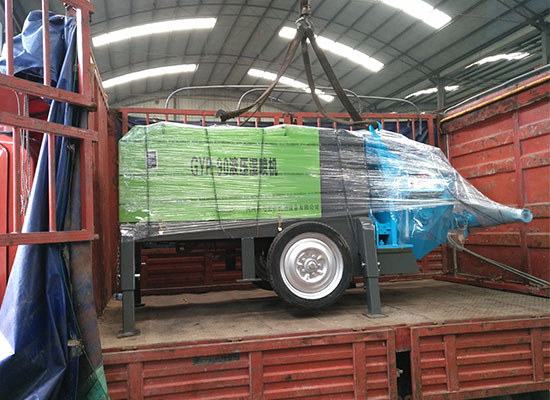 GYP-90混凝土液壓濕噴機(jī)發(fā)貨現(xiàn)場(chǎng)